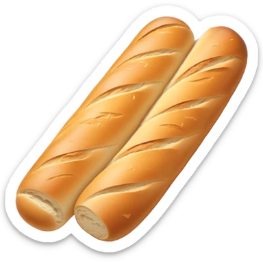 Baguette roll sticker
