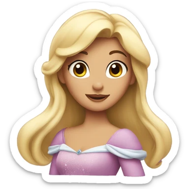 A Disney princess sticker