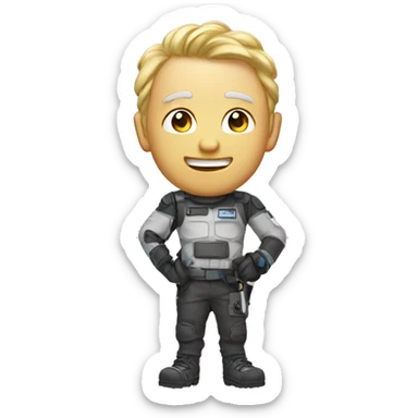 "Laser", whi sticker