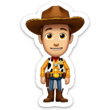 Sheriff Woody sticker