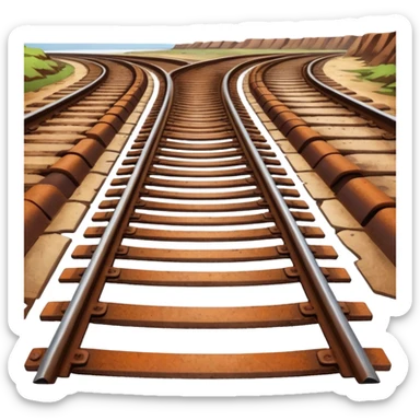 Railway Track sticker