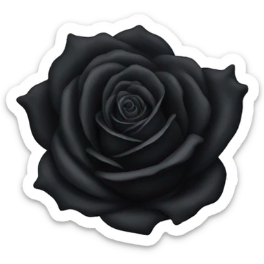 black rose sticker