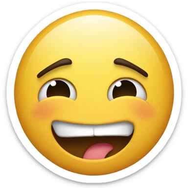 so so so so tired emoji with tongue out sticker