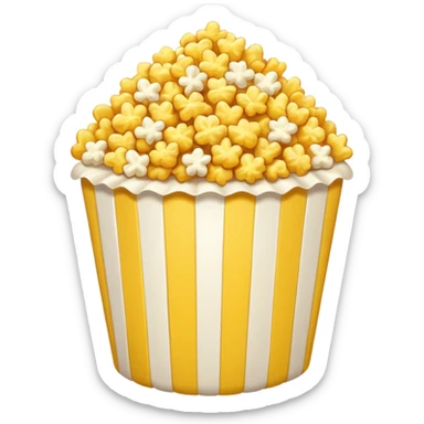 pop corn sticker
