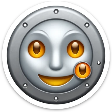 Un jeu de tamis rond avec des trous de plus en plus petits sticker