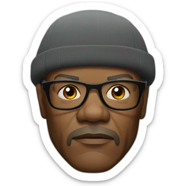 samuel l jackson serious sticker