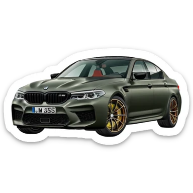 Bmw m5 cs sticker