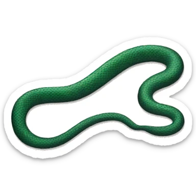 Snake vacuuming carpet sticker