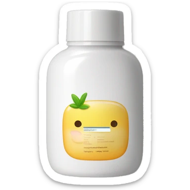 facial scrub bottle with label sticker