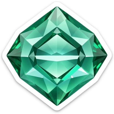 A JEWEL CUTTED IN HALF sticker