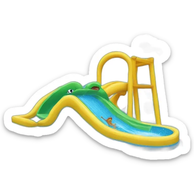water slide sticker