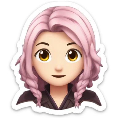 Nezuko Kamado demon slayer  sticker