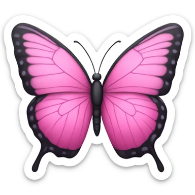 Pink Butterfly sticker