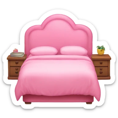 Pink bed sticker