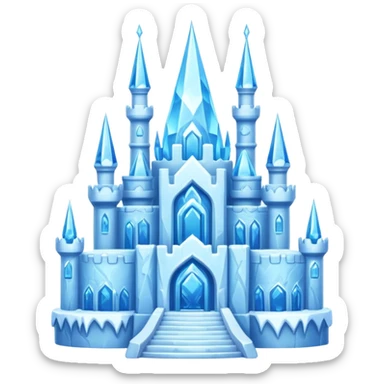 Ice Kingdom palace sticker