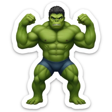 hulk  macaco sticker