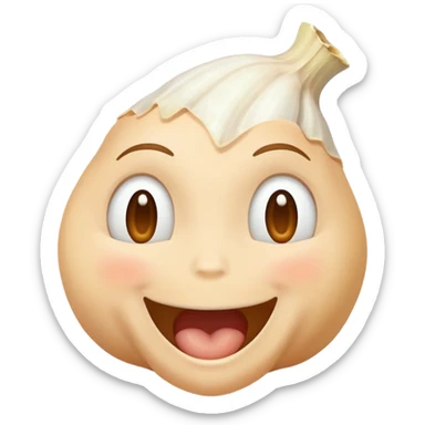 Garlic breath sticker