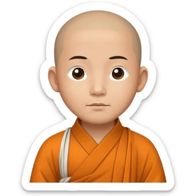 a monk sticker