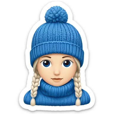 winter hat  sticker