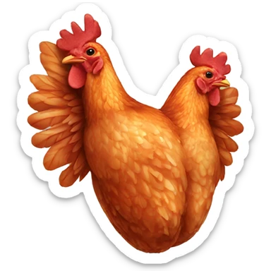Chicken wings meat sticker