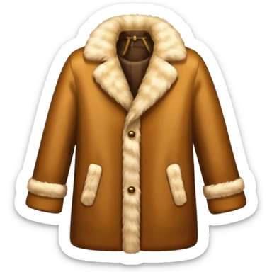 A luxurious fur coat sticker