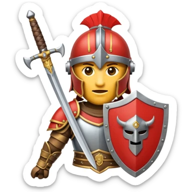 Emoji de iPhone de gladiador (a) sticker