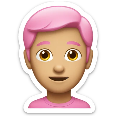 Un moño rosa sticker