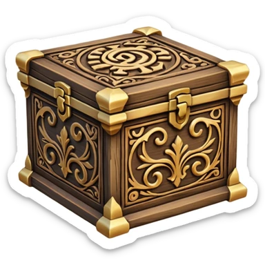 mysterious box sticker