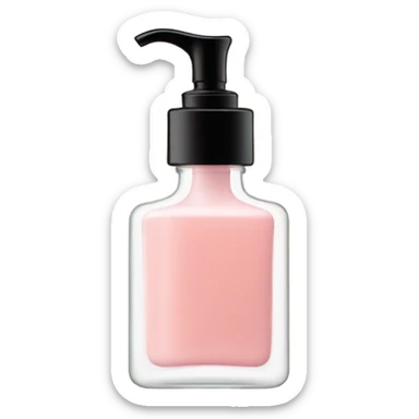 Liquid blush bottle sticker