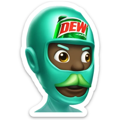 Mountain Dew Baja Blast sticker