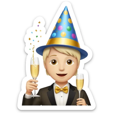 BOLDOG ÚJ ESZTENDŐT KÍVÁNOK sticker