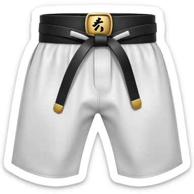 karate belt sticker