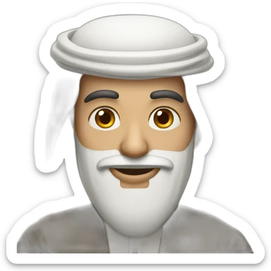 a man from saudi arabia sticker
