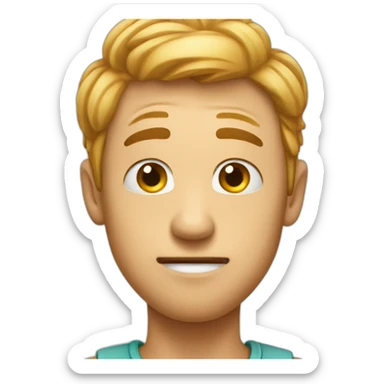 Flushed Face sticker