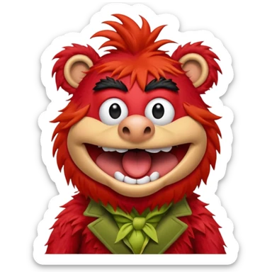 animal from the muppets sticker