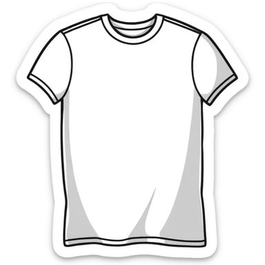 designer t-shirt sticker