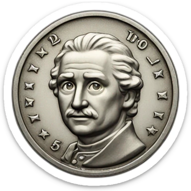 50 european cents sticker