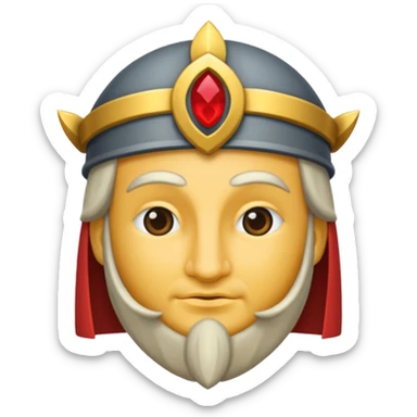 pretre du moyen age sticker