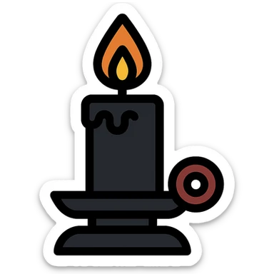 dark-themed icon sticker