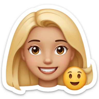 Girl emji  sticker