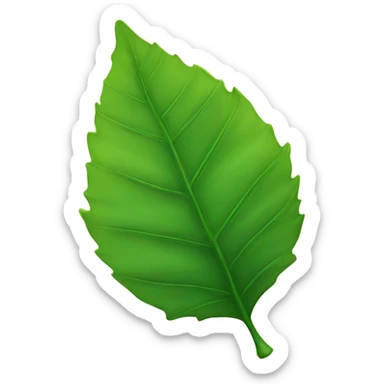 Leaf sticker