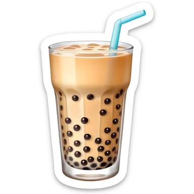 Boba tea sticker