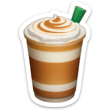 Starbucks pumpkin spice latte sticker