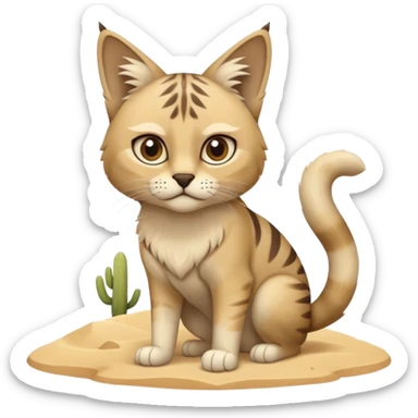 Felis margarita  sticker