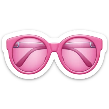  a barbie pink glasses sticker