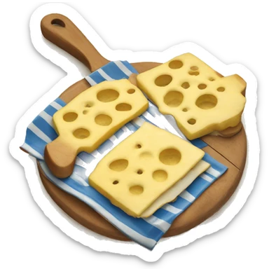 Une raclette sur la plage  sticker
