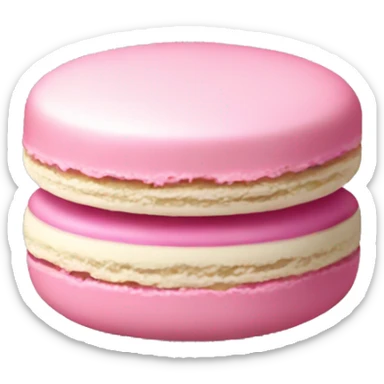 Pastel pink macaroon  sticker