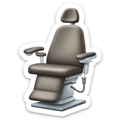 dentist chair sticker
