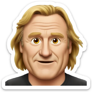 Gérard depars dieu sticker