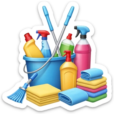 clean up sticker